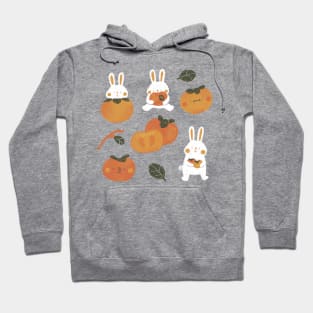 Persimmon Bunnies Hoodie